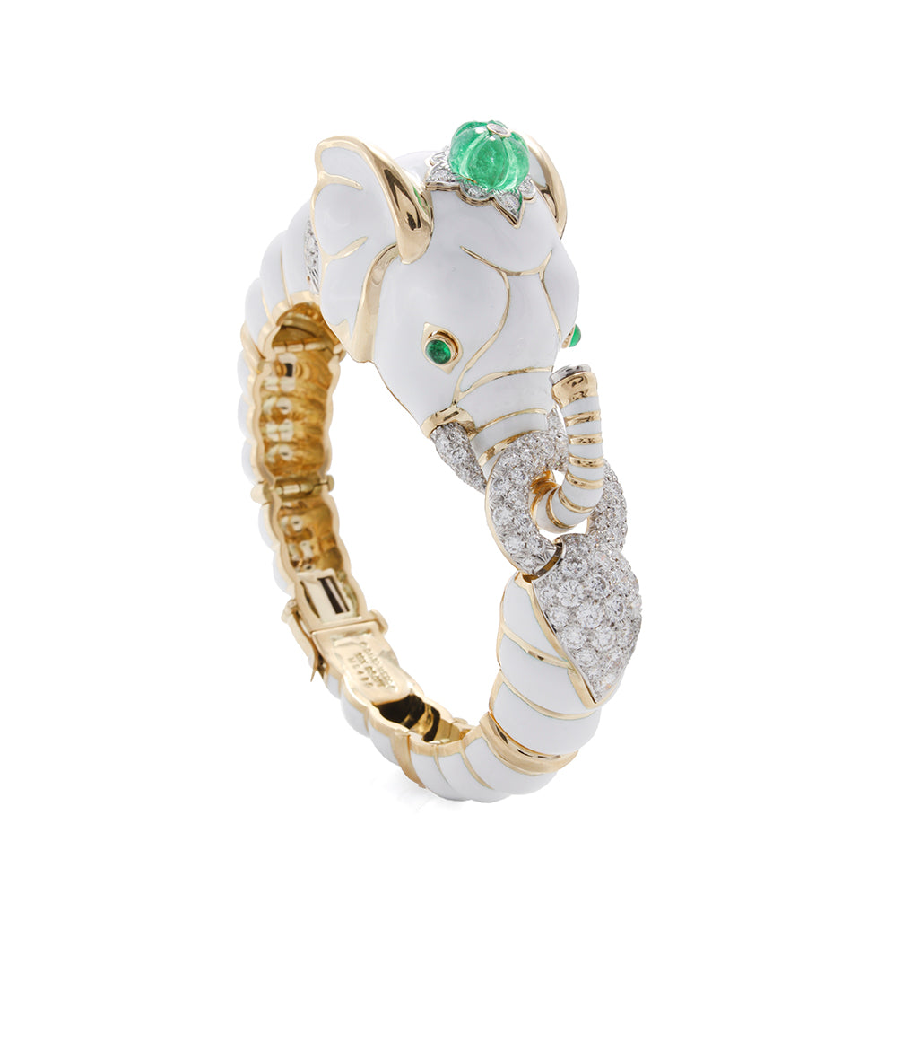 White elephant deals bracelet