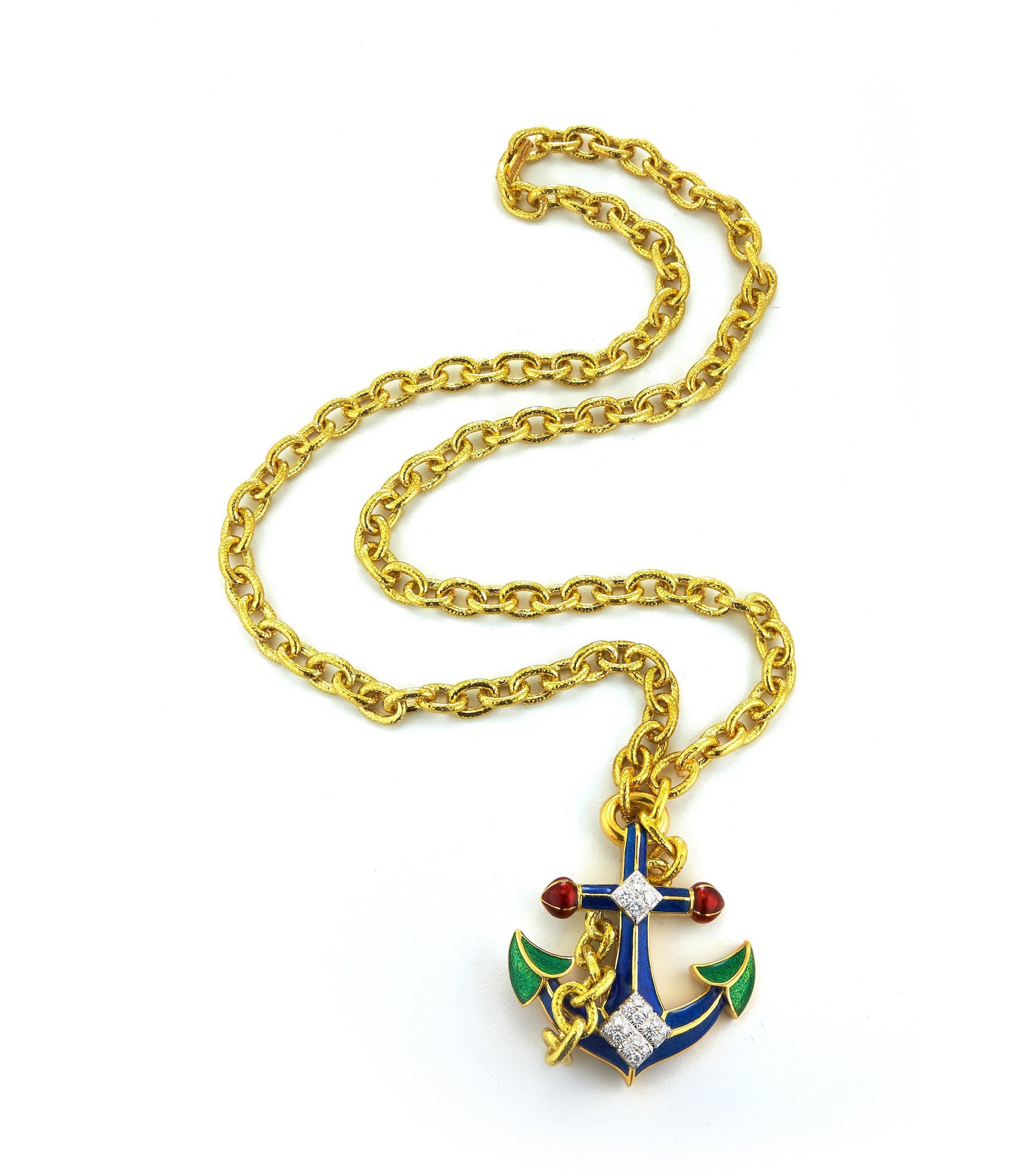 Anchor necklace canada sale