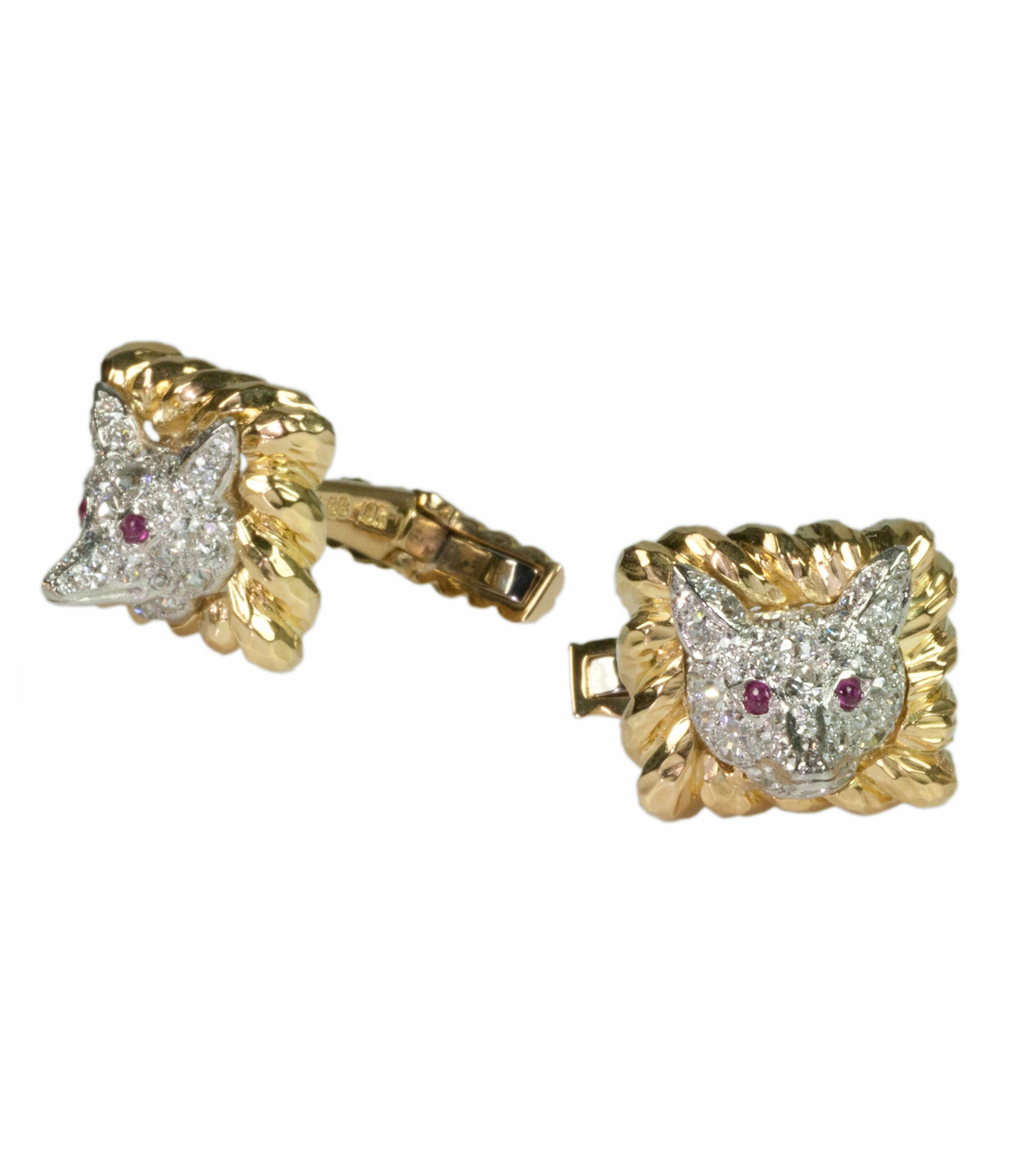 サプライ・アクセサリ・グッズ 778 bu DavidWebb_Mens_Cufflinks_FoxCu
