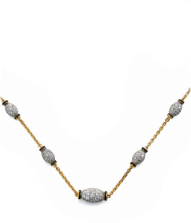 Barrel Necklace, 5 Station