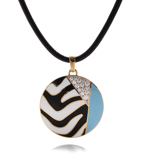 Safari Zebra Stripe Pendant