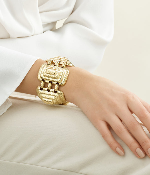 Step Pyramid Bracelet