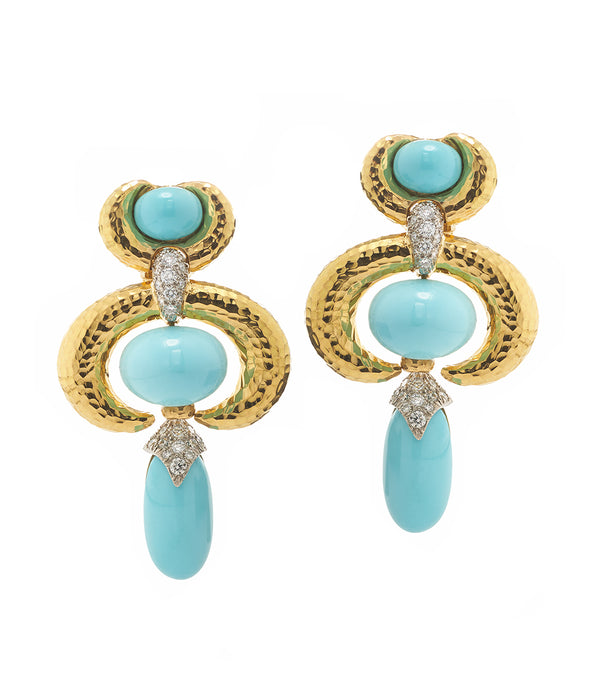 David webb earrings deals
