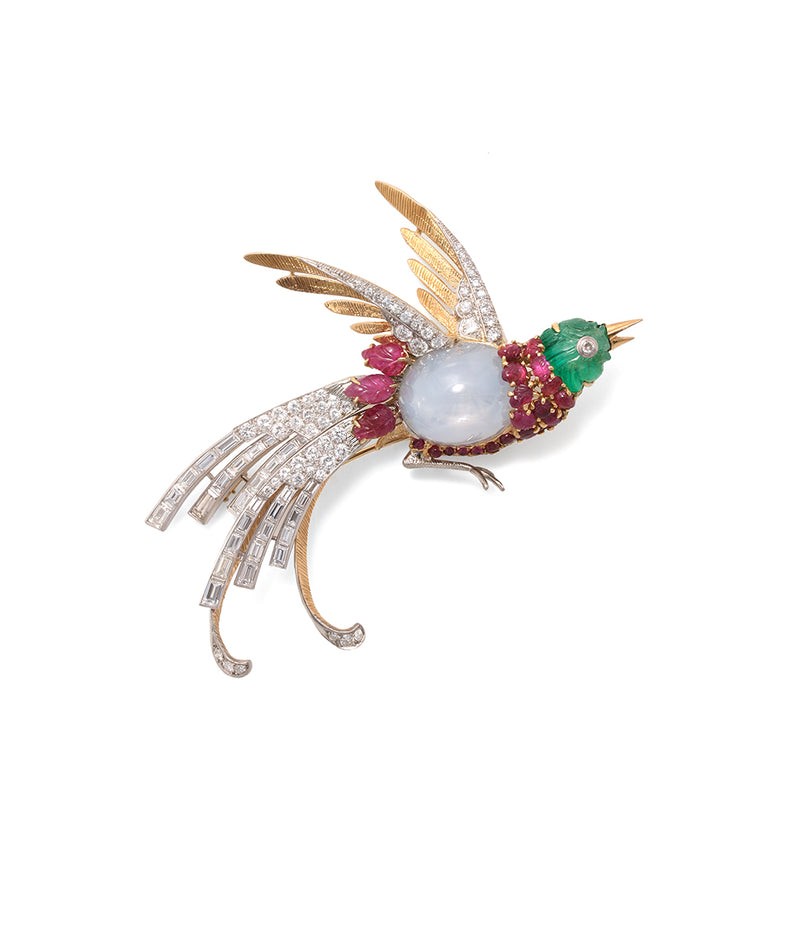 Bird of Paradise Brooch