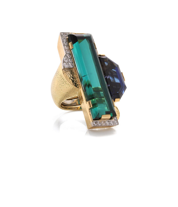 North-South Cubist Ring