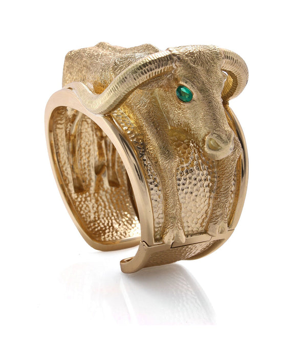 Repousse Longhorn Cuff