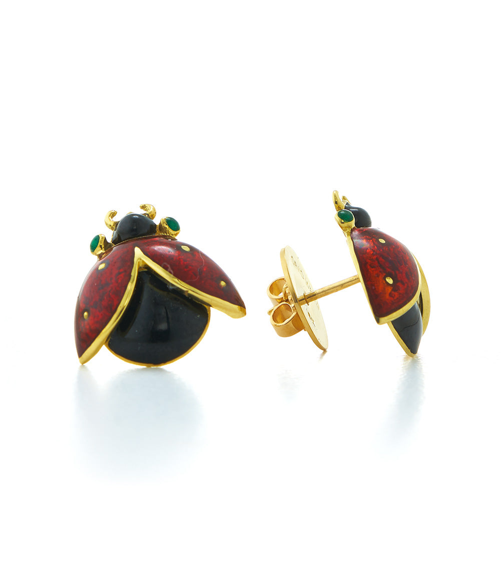 【新品タグ付】Heve ヘイヴLadybug Tops レディバグトップス Ladybug Earrings | David Webb New York