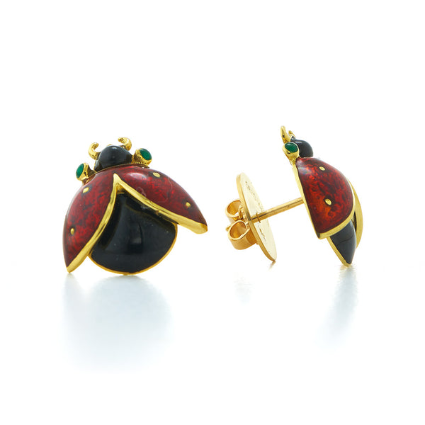 Ladybug Earrings | David Webb New York