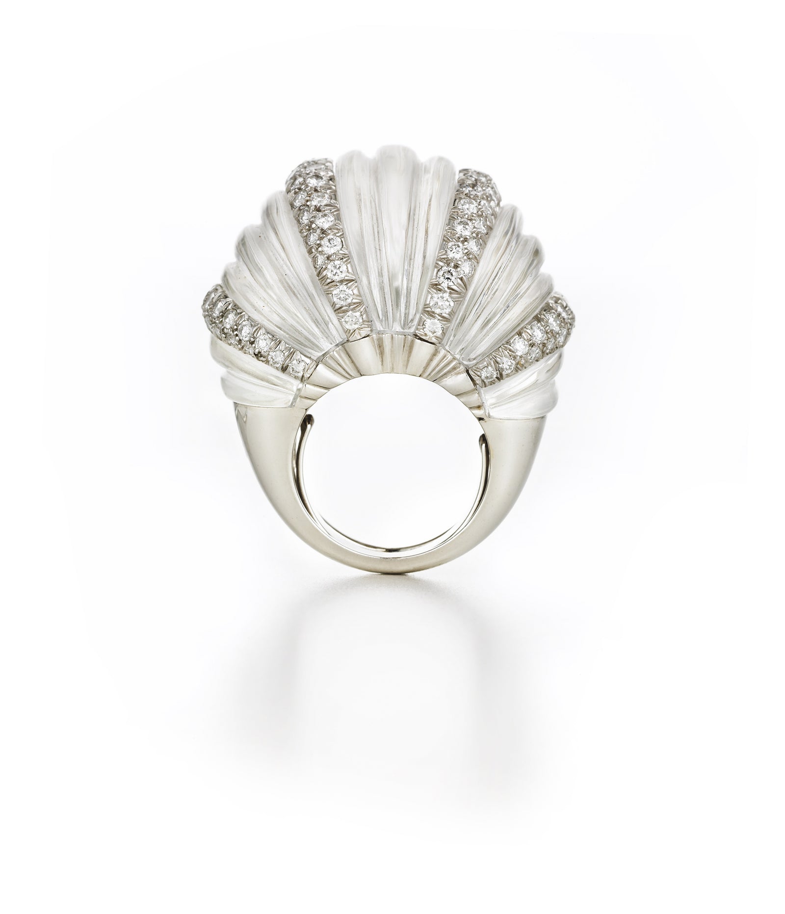 Rock Crystal Hutton Ring | David Webb New York