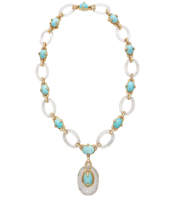 Cabochon Turquoise Necklace