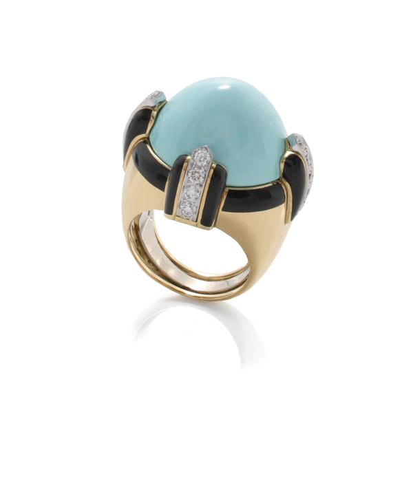 Pantheon Ring, Turquoise