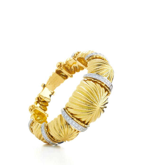 Fluted Dome Bracelet