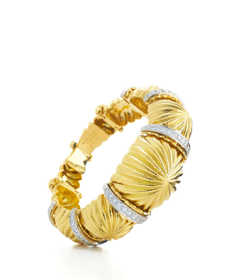 Fluted Dome Bracelet