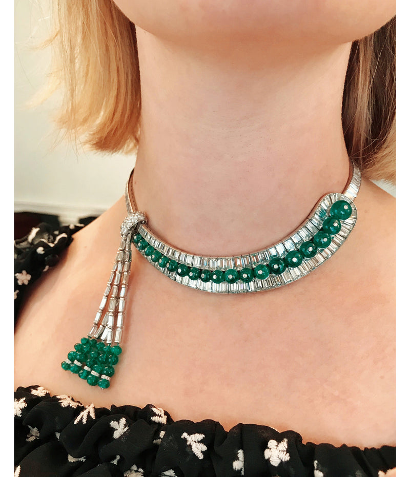 Tassel Collar Necklace