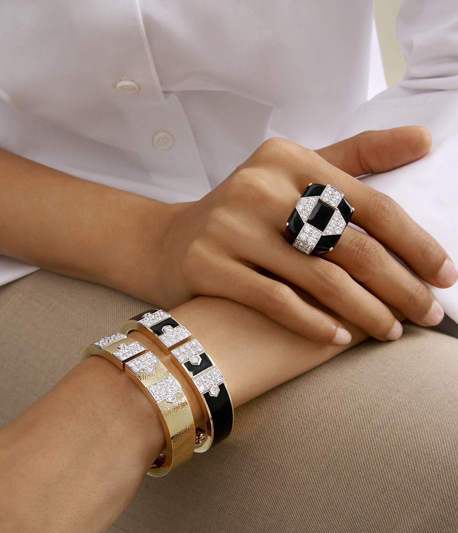 David webb zebra bracelet deals