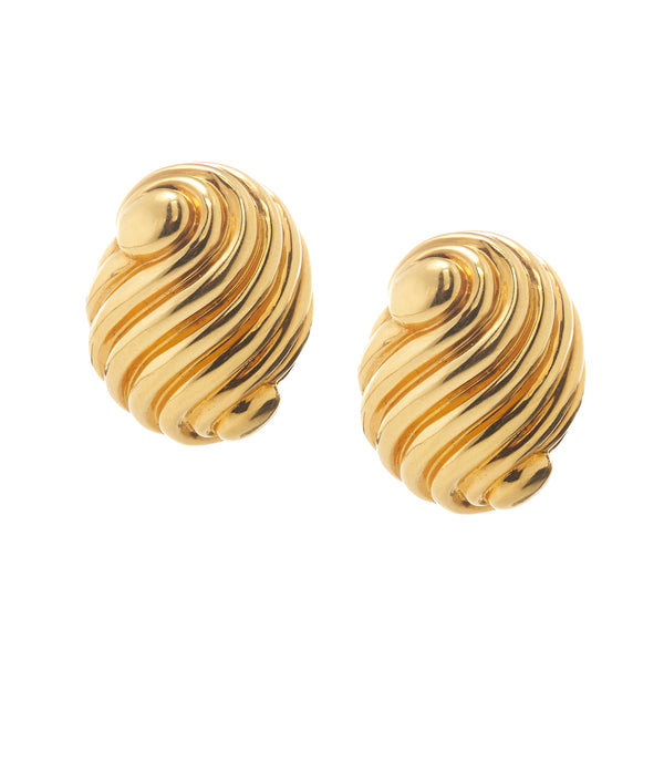 Large Swirl Earrings