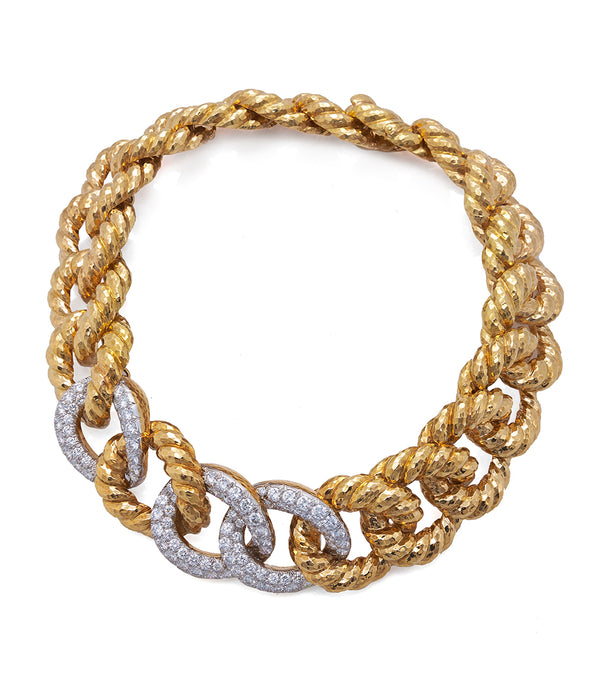 Roped Rings Necklace