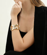 Juno Bracelet, Polished Gold