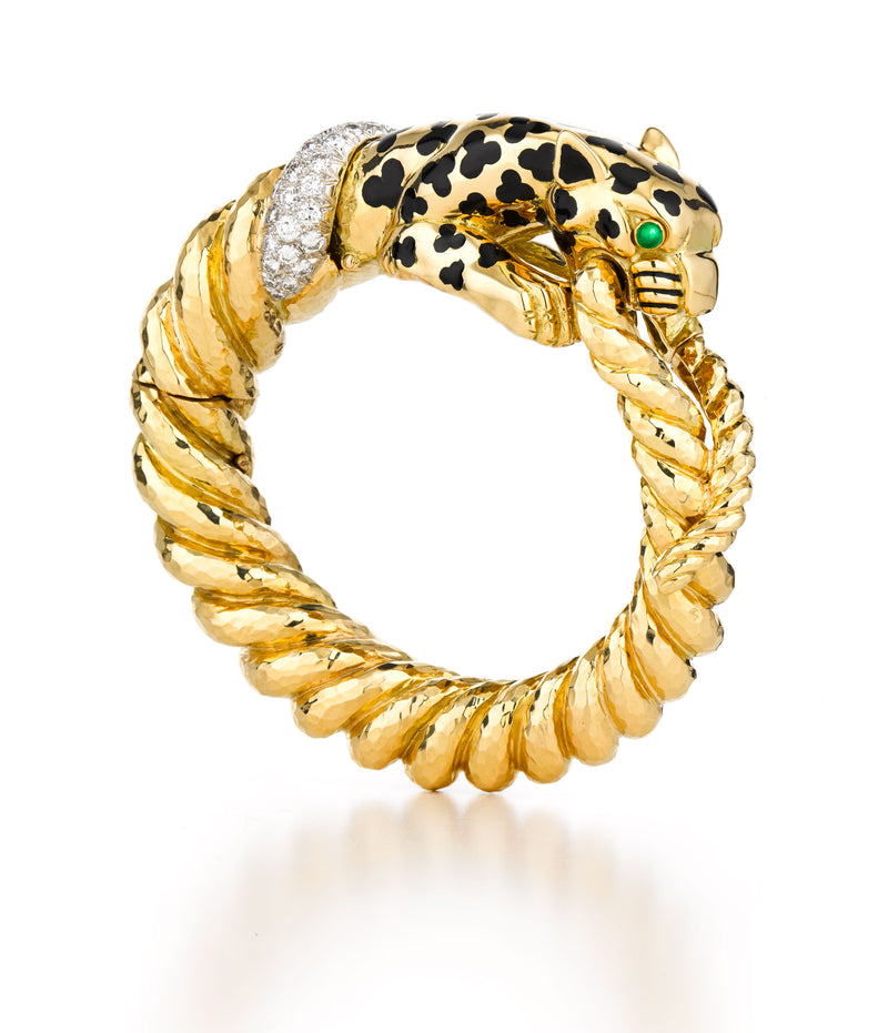Twisted Leopard Bracelet
