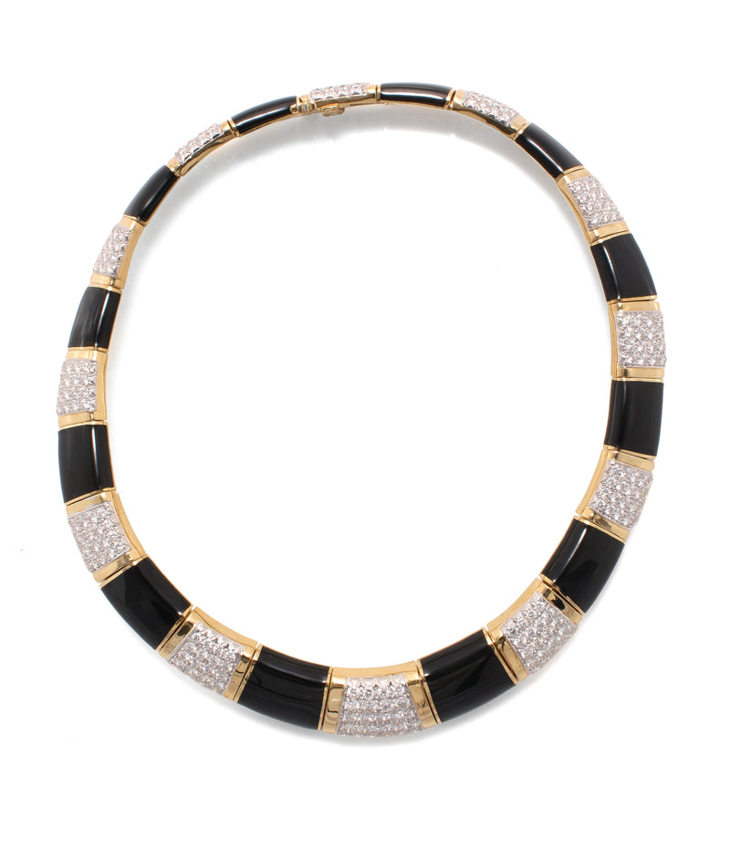 White and Gold Akoya Pearl Cleopatra Necklace – Na Hoku