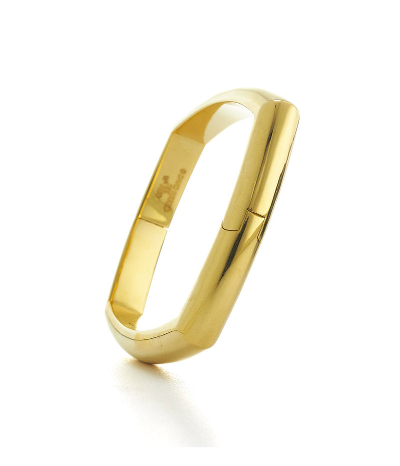 Quad Bangle, Polished 18K Gold