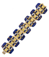 Tread Bracelet, Lapis Lazuli