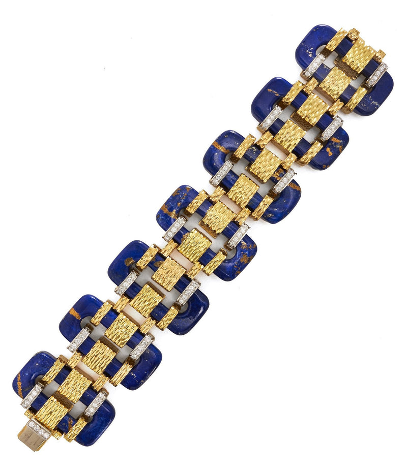 Tread Bracelet, Lapis Lazuli