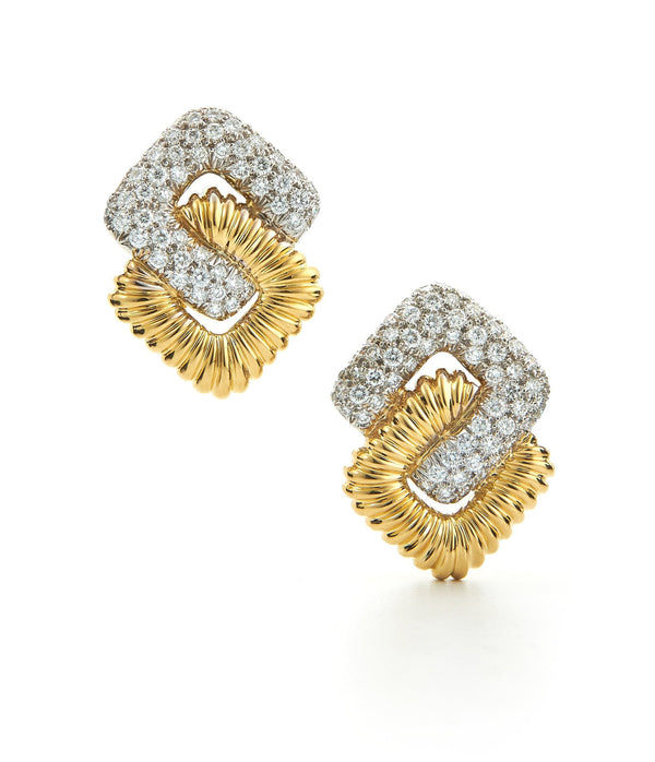 Interlocking Quad Earrings