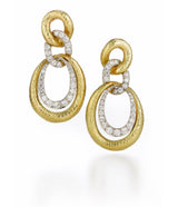 Madison Twisted Double Oval Hoop Earrings