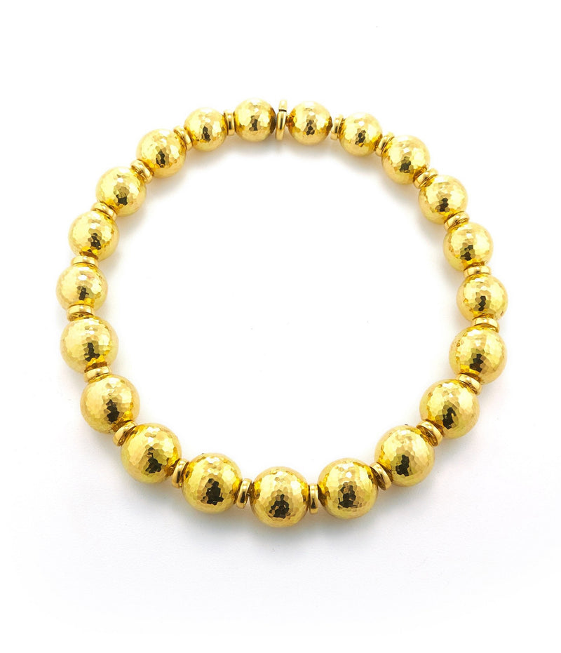 Hammered Gold Ball Necklace | David Webb New York