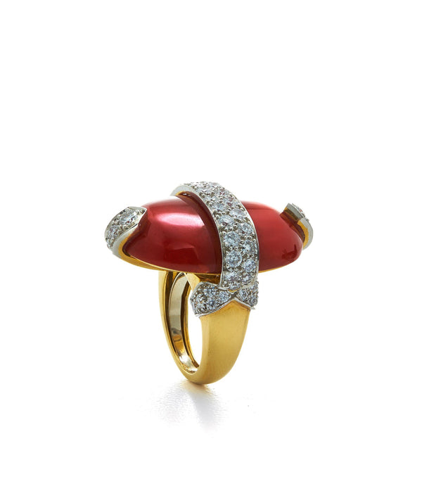 Orbit Ring, Coral