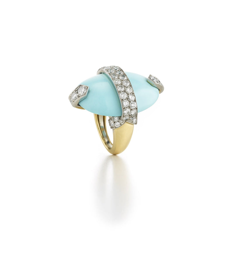 Orbit Ring, Turquoise