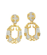 Geometric Lion Earrings