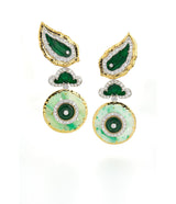 Jade Disk Earrings