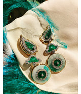Jade Disk Earrings