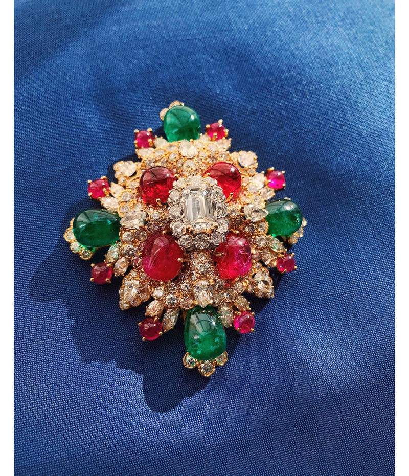 Heraldic Jubilee Brooch
