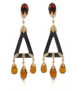 Swoon Earrings, Citrine