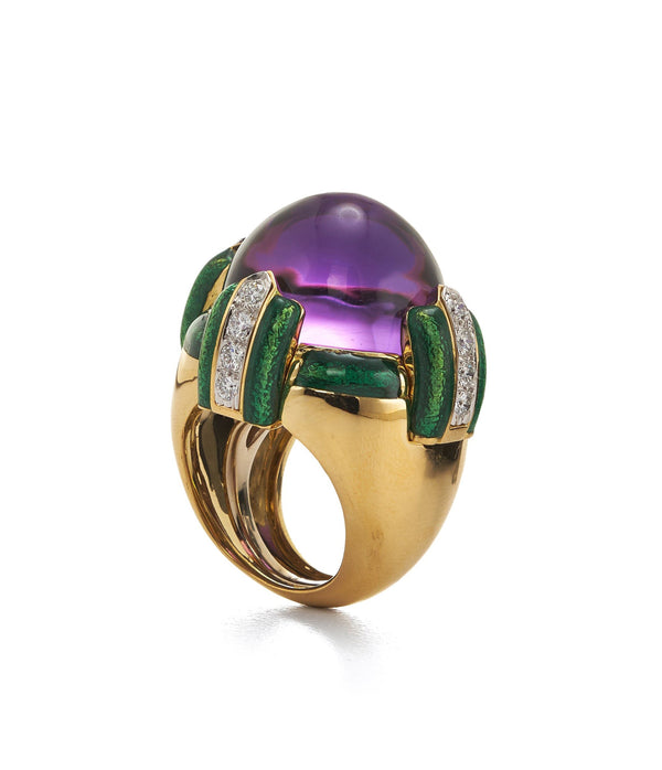Pantheon Ring, Amethyst