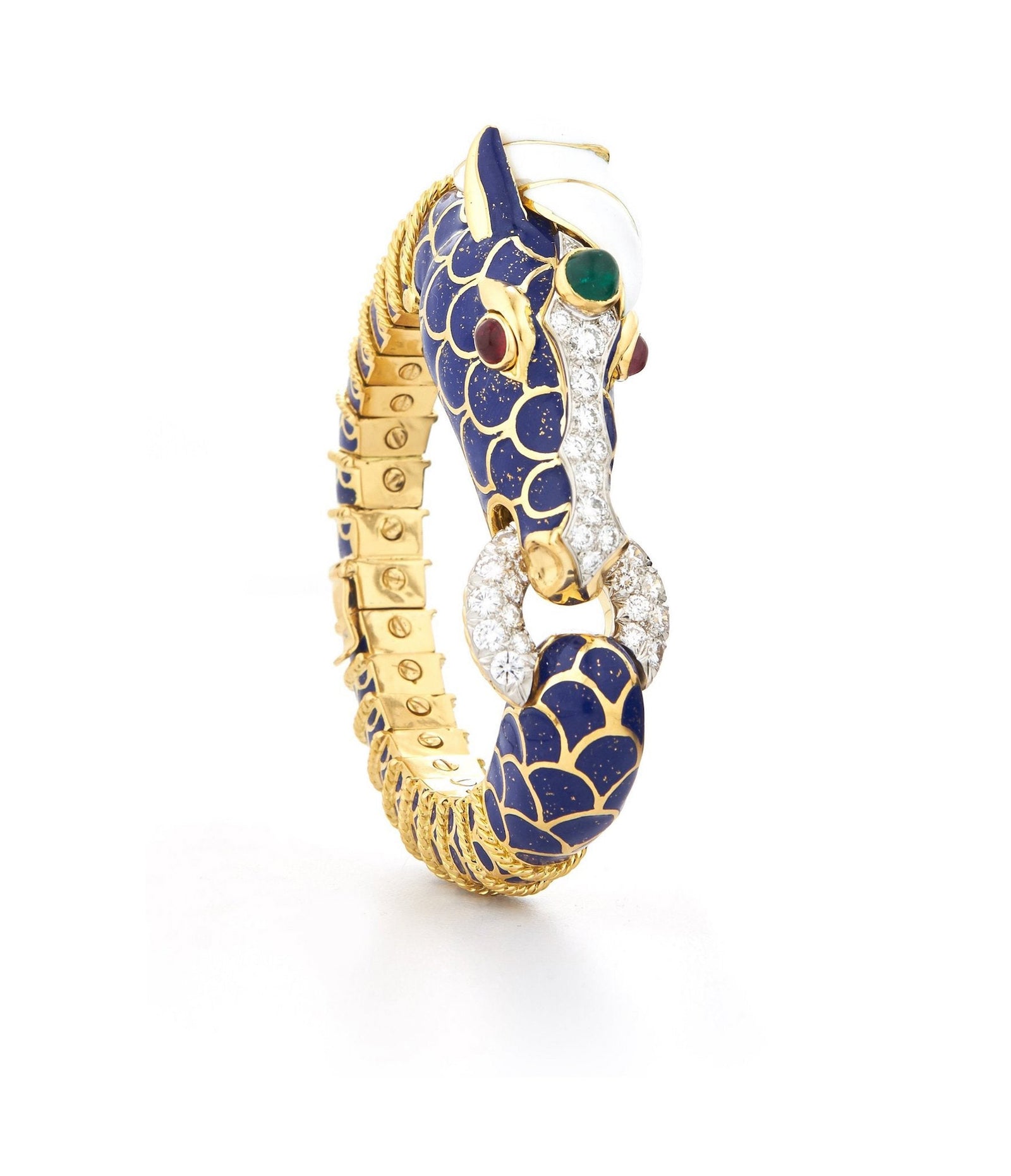 Blue Horse Bracelet | David Webb New York