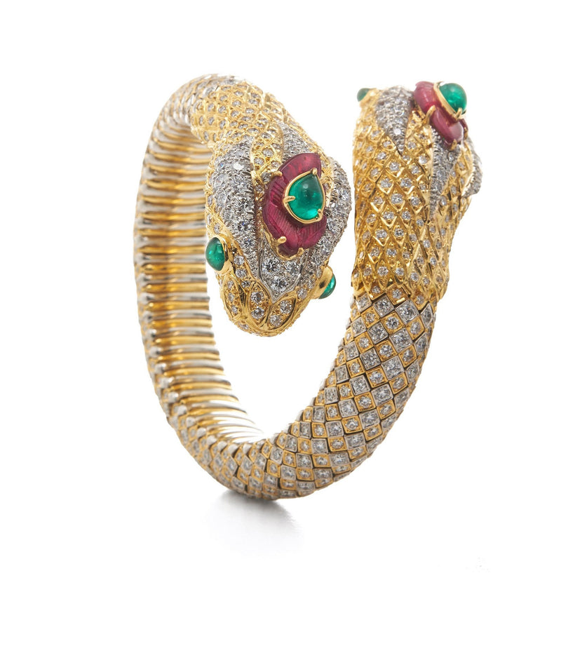 Double Headed Snake Charmer Bracelet