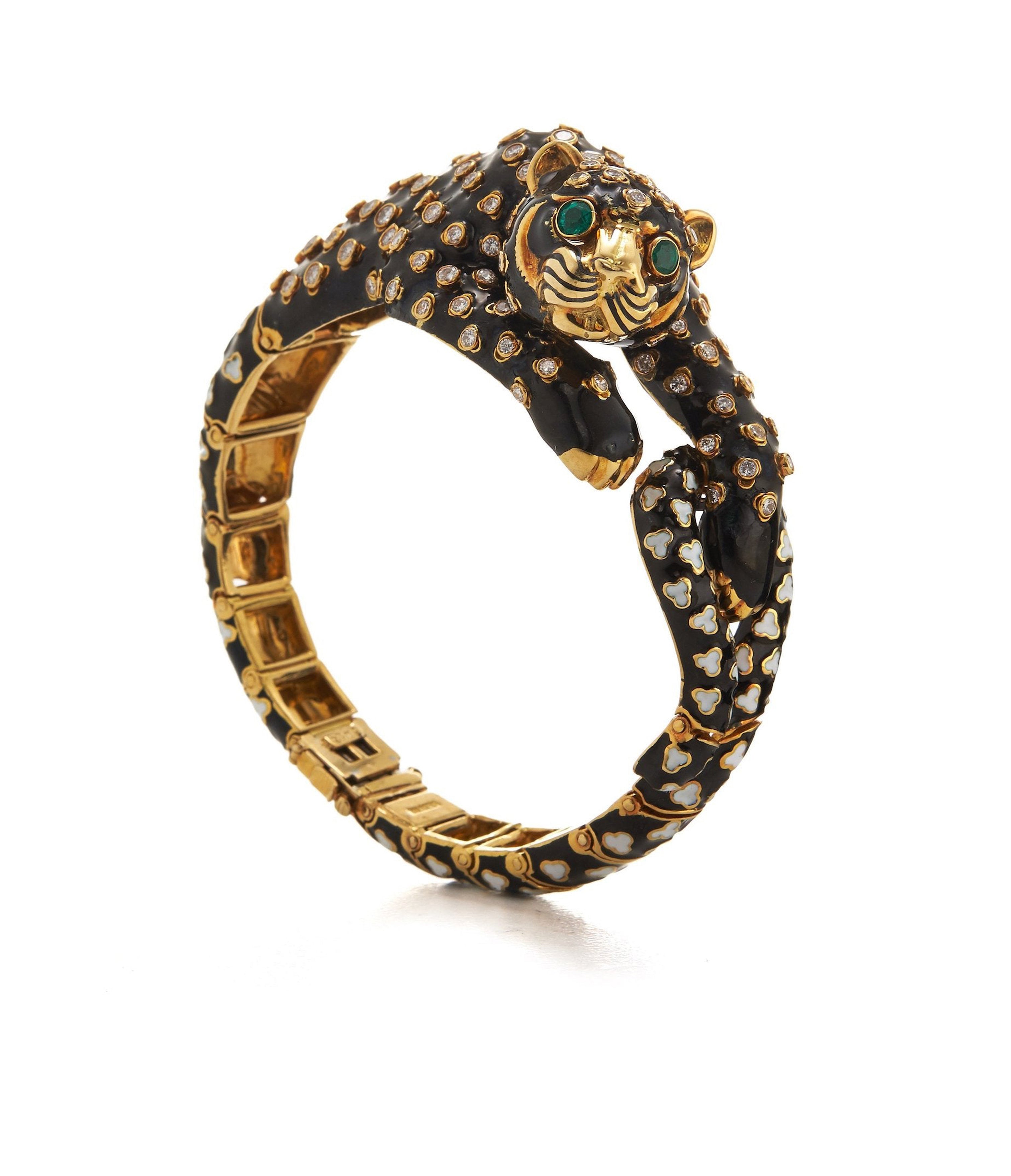 Black Leopard Bracelet | David Webb New York
