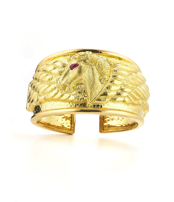 Repoussé Pegasus Cuff