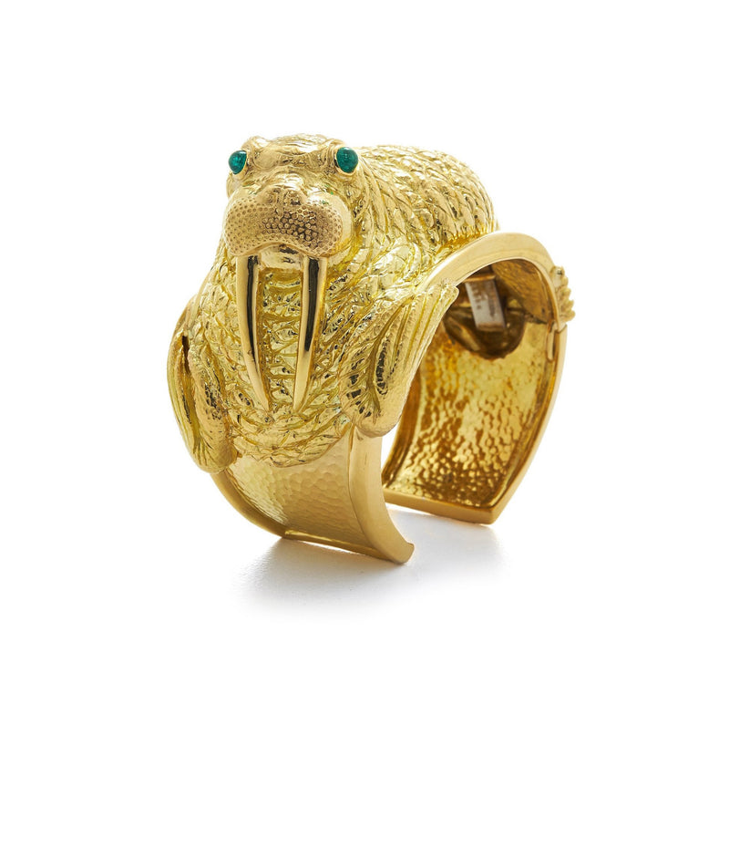 Repoussé Walrus Cuff