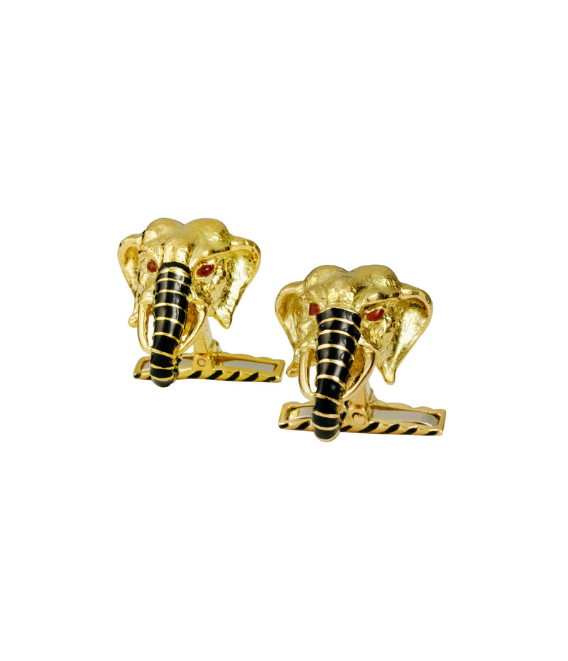 Elephant Cuff Links David Webb New York