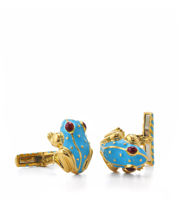Small Frog Cuff Links