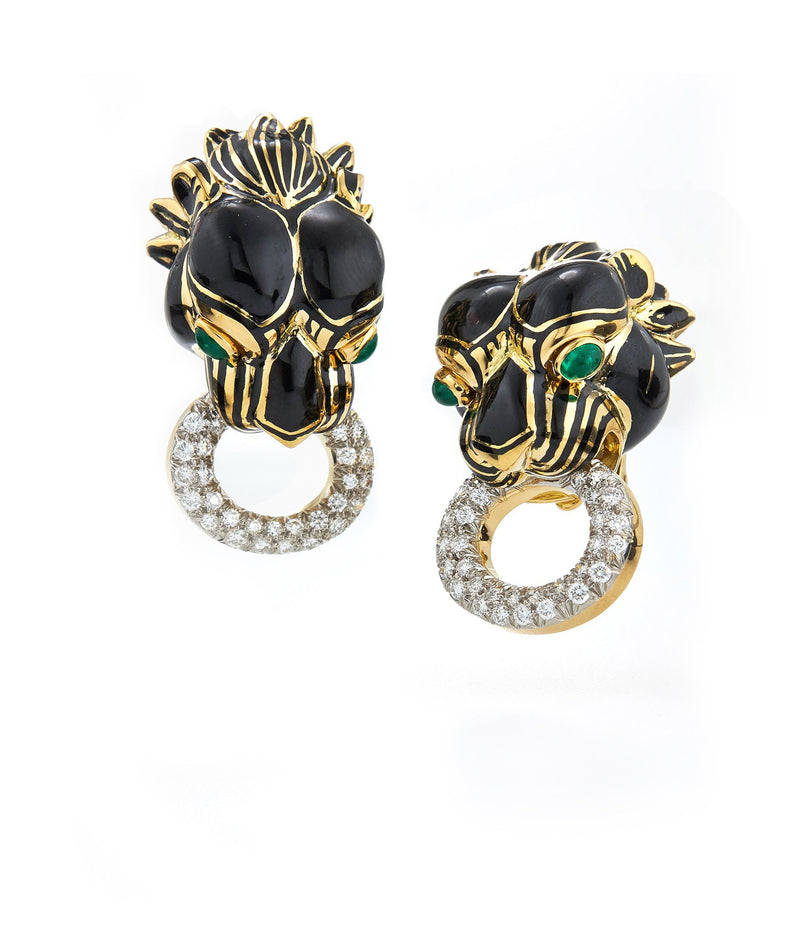 Lion Doorknocker Earrings