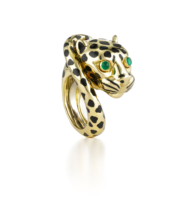Leopard Ring, Wrapped Tail