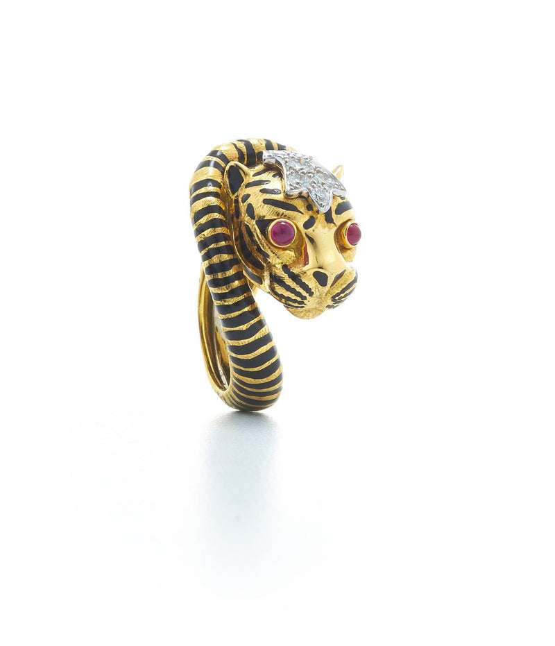 Tiger Ring, Ruby Eyes