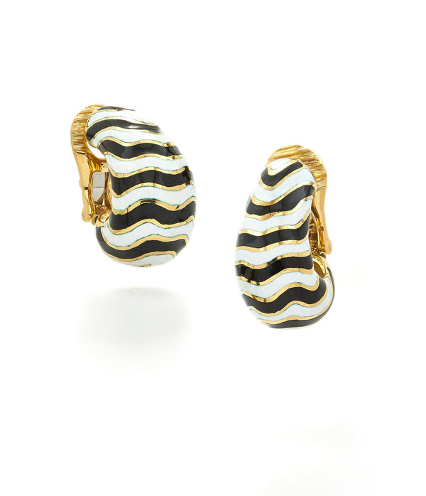 Zebra Stripe Earrings