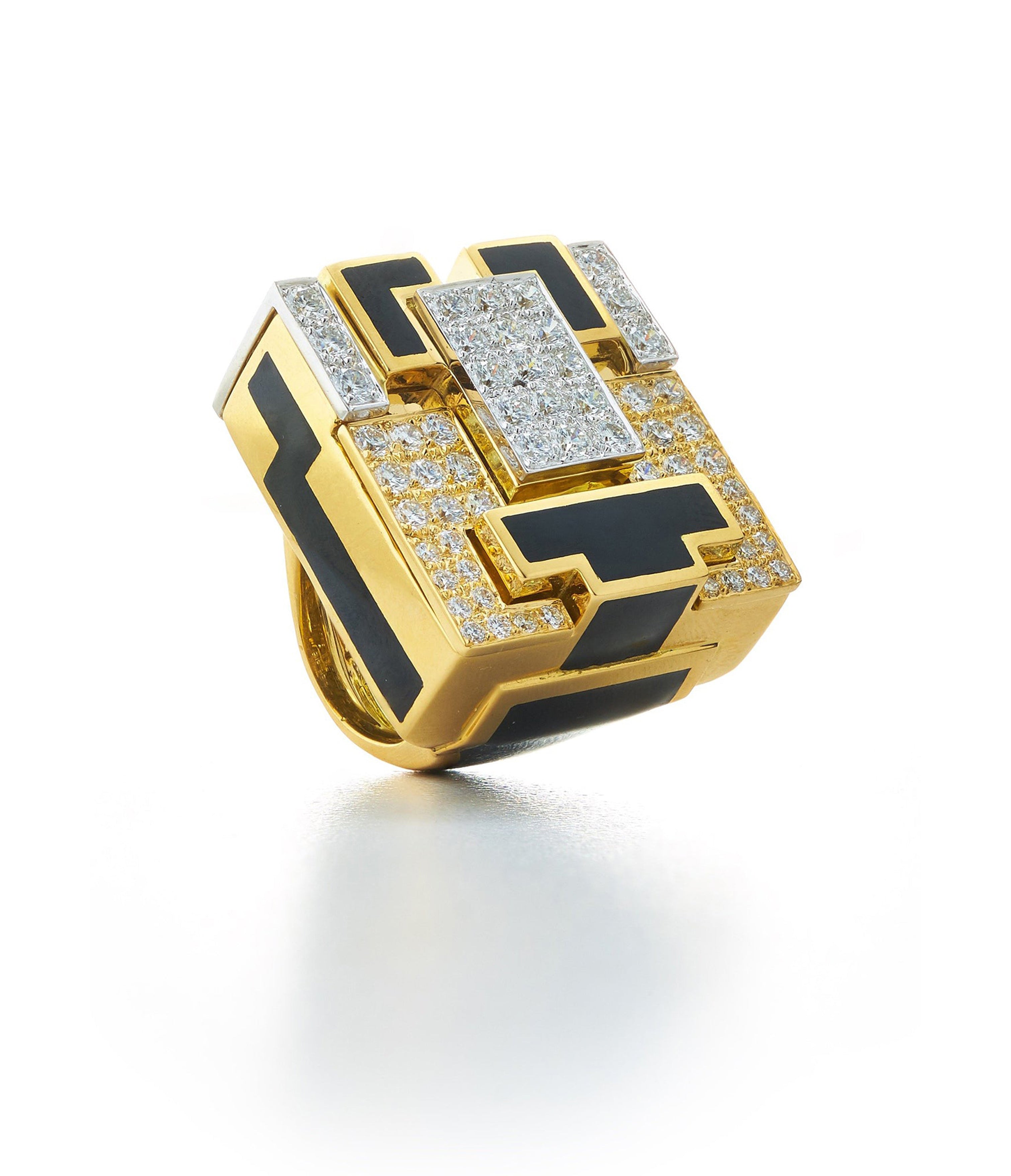 Mega Cubist Ring | David Webb New York
